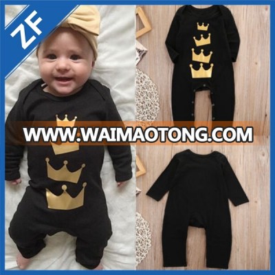 factory directly newborn baby winter black romper jumpsuit