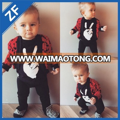 new kids clothes black long sleeve baby boy romper blank